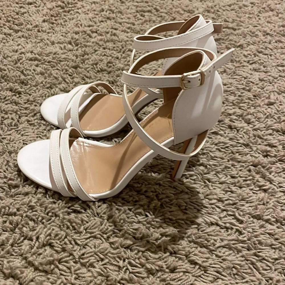 White 4.5” heels
